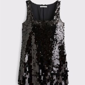 Sequin Black Dress